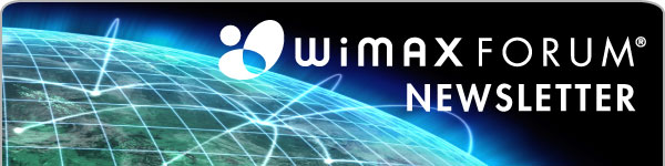 WiMAX Forum Newsletter Header